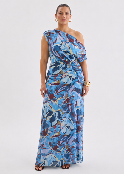 Vestido largo floral