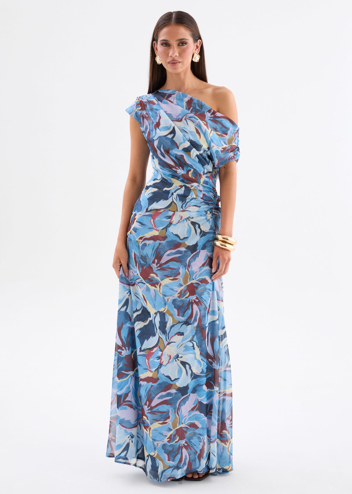 Vestido largo floral