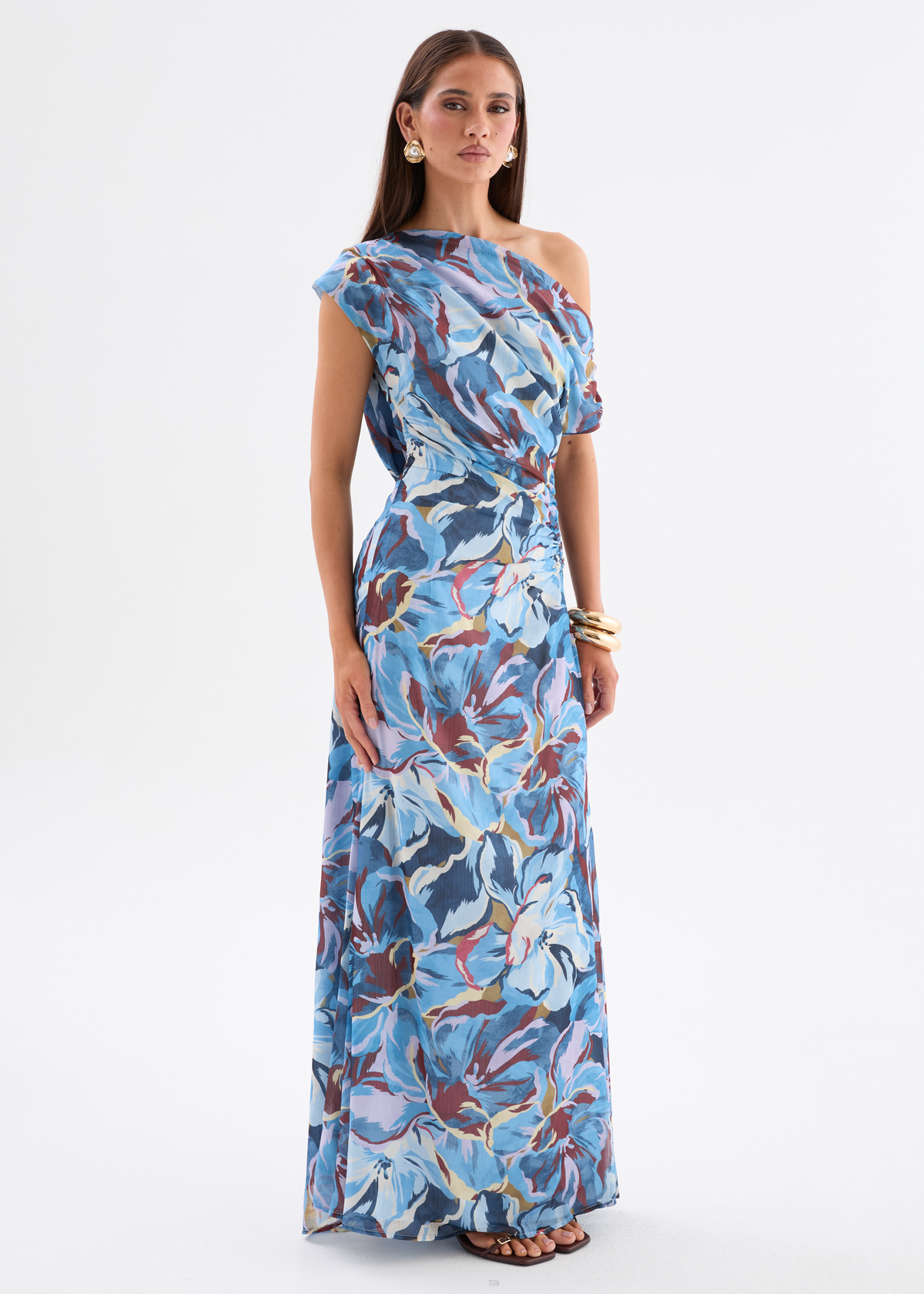 Vestido largo floral