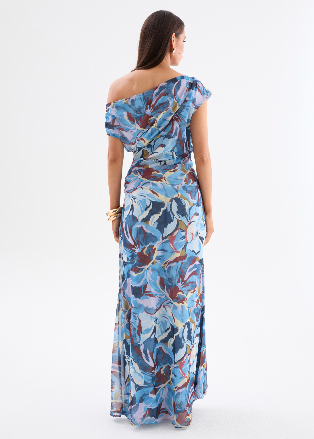 Vestido largo floral
