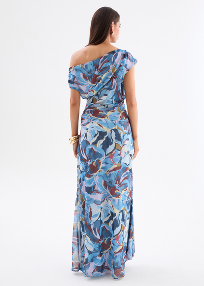 Vestido largo floral