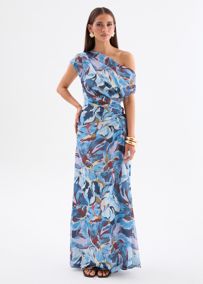 Vestido largo floral