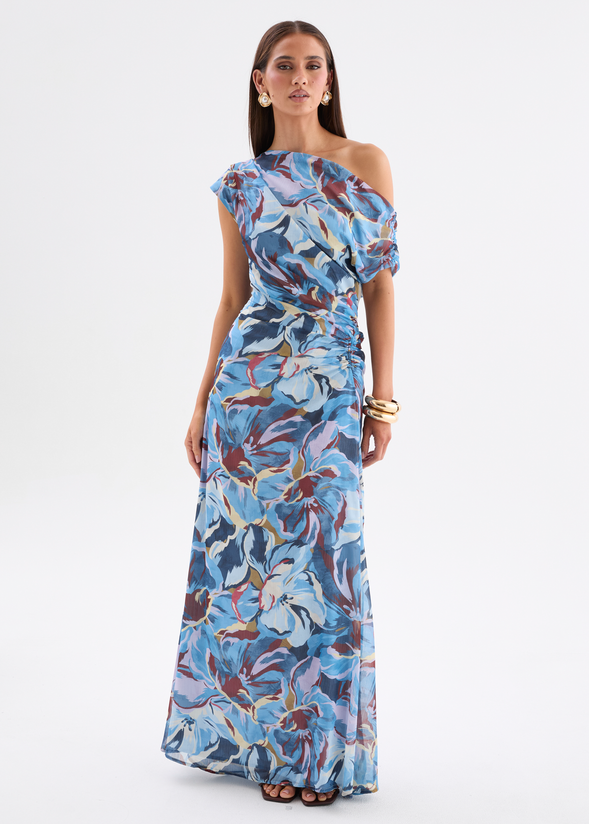 Vestido largo floral