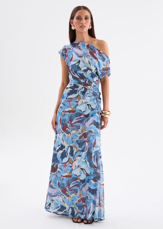 Vestido largo floral