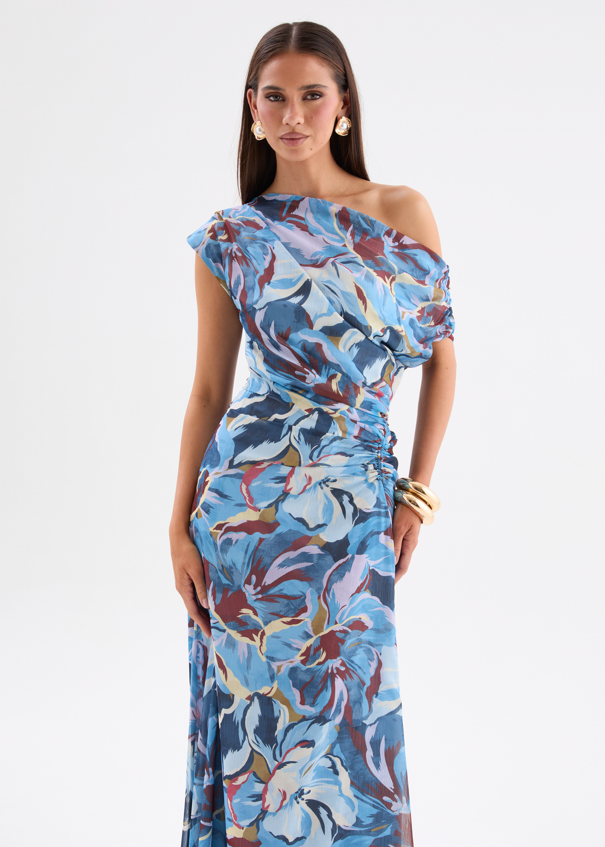 Vestido largo floral