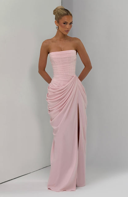 Cyra Vestido Maxi - Rosa Empolvado