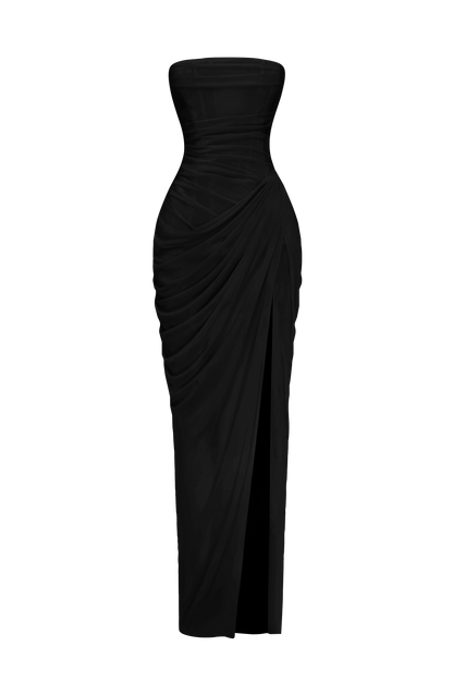Cyra Vestido Maxi - Negro