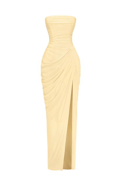 Cyra Vestido Maxi - Limón