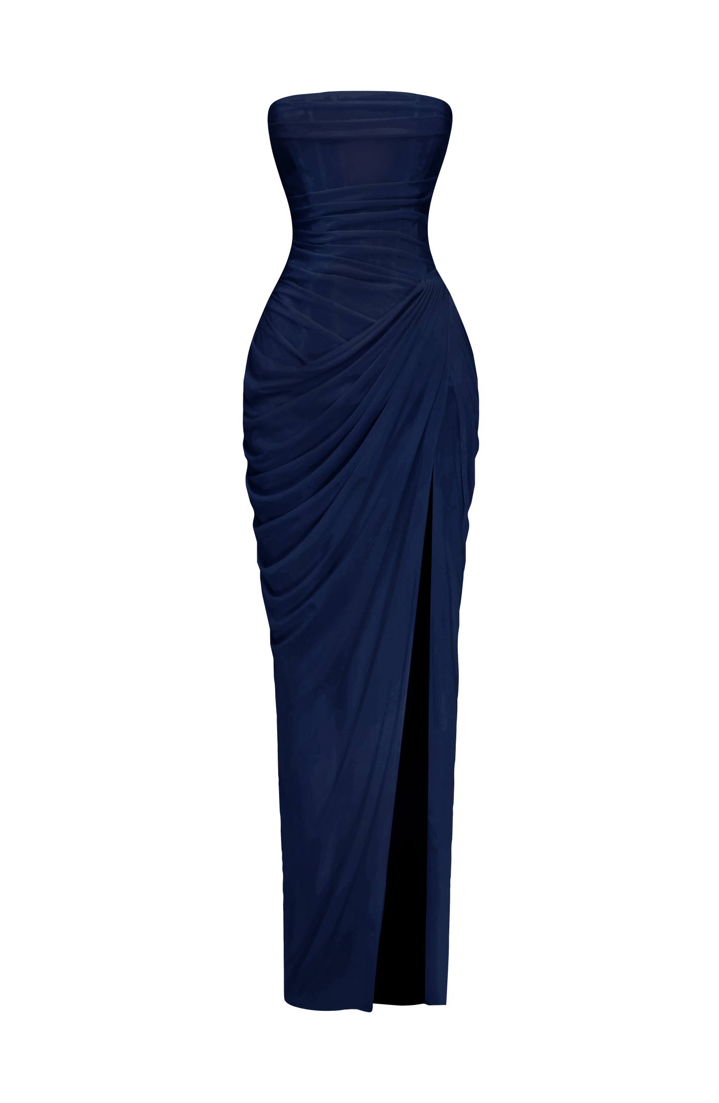 Vestido maxi Cyra - azul marino
