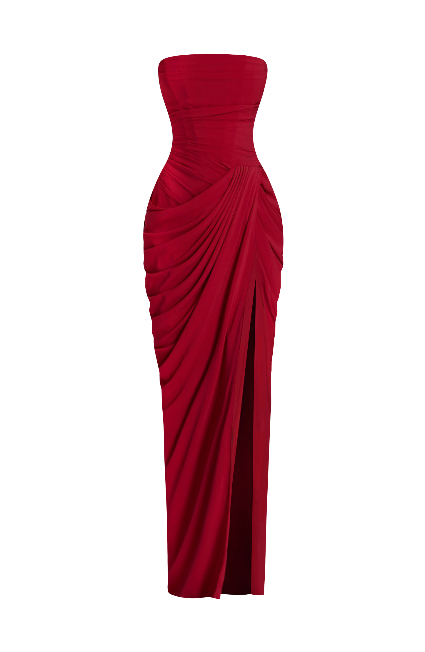 Cyra Vestido Maxi - Rojo Profundo
