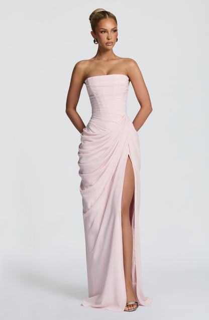 Cyra Vestido Maxi - Rosa Empolvado