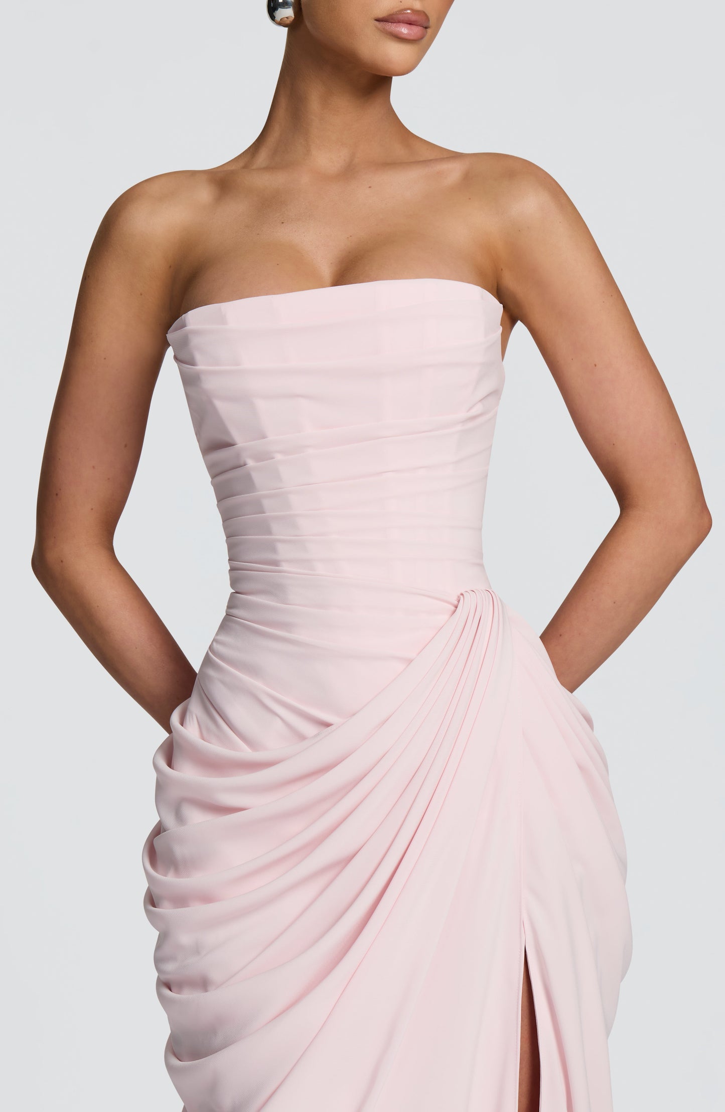 Cyra Vestido Maxi - Rosa Empolvado