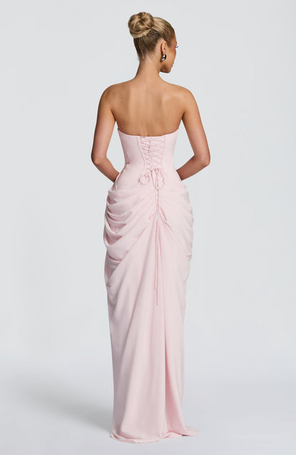 Cyra Vestido Maxi - Rosa Empolvado