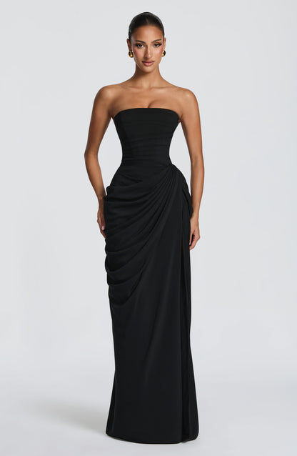 Cyra Vestido Maxi - Negro