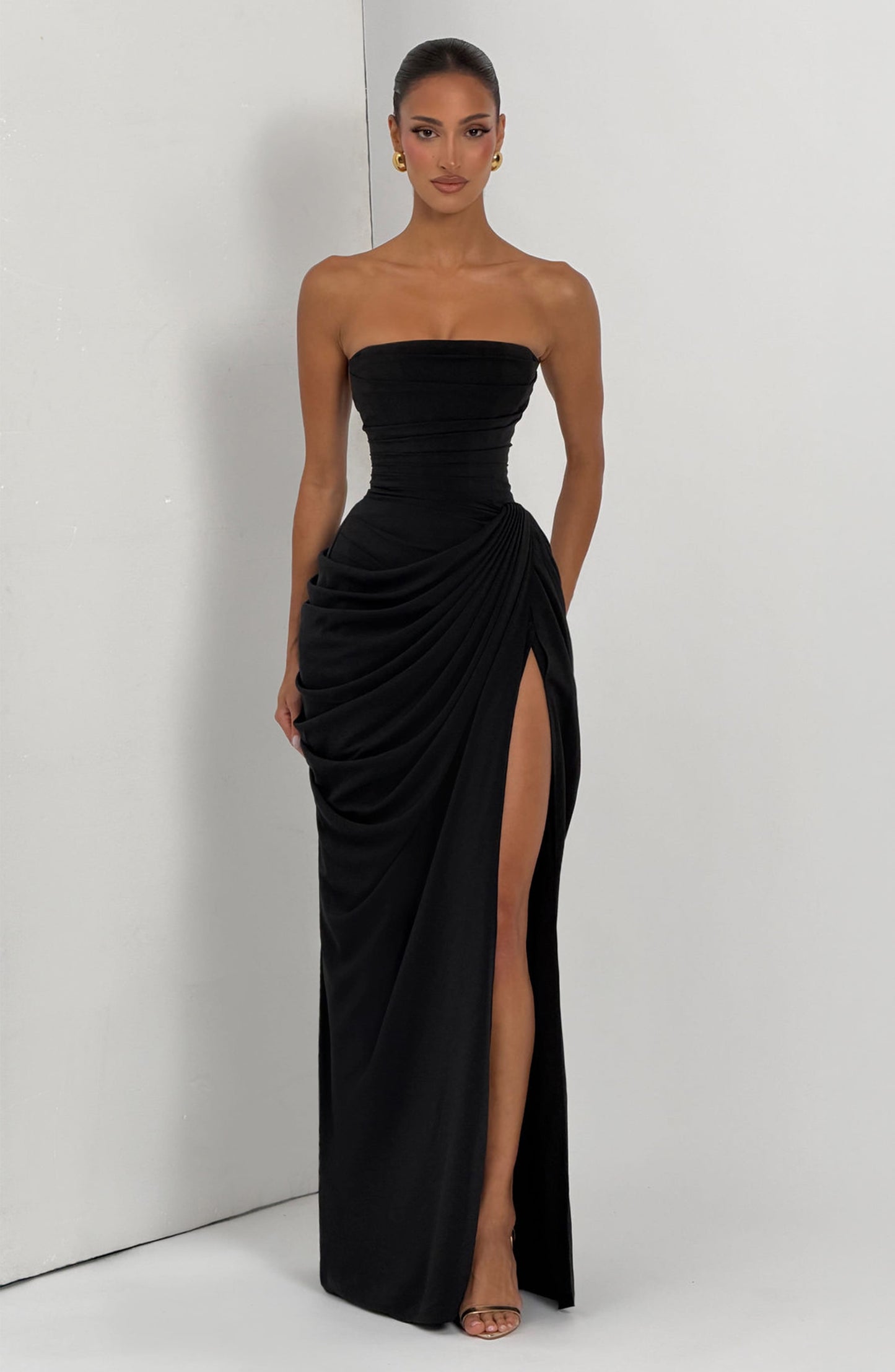 Cyra Vestido Maxi - Negro