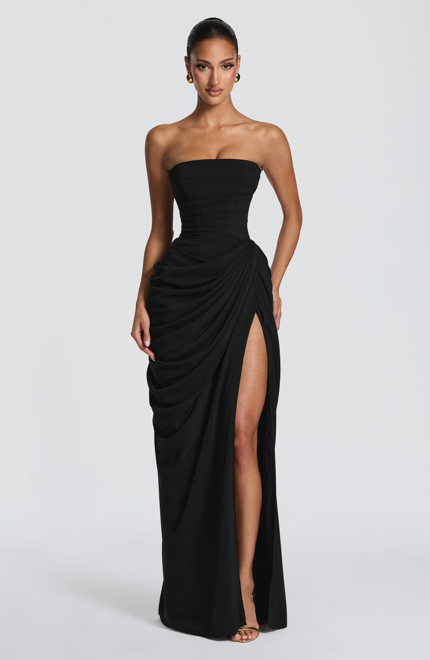 Cyra Vestido Maxi - Negro