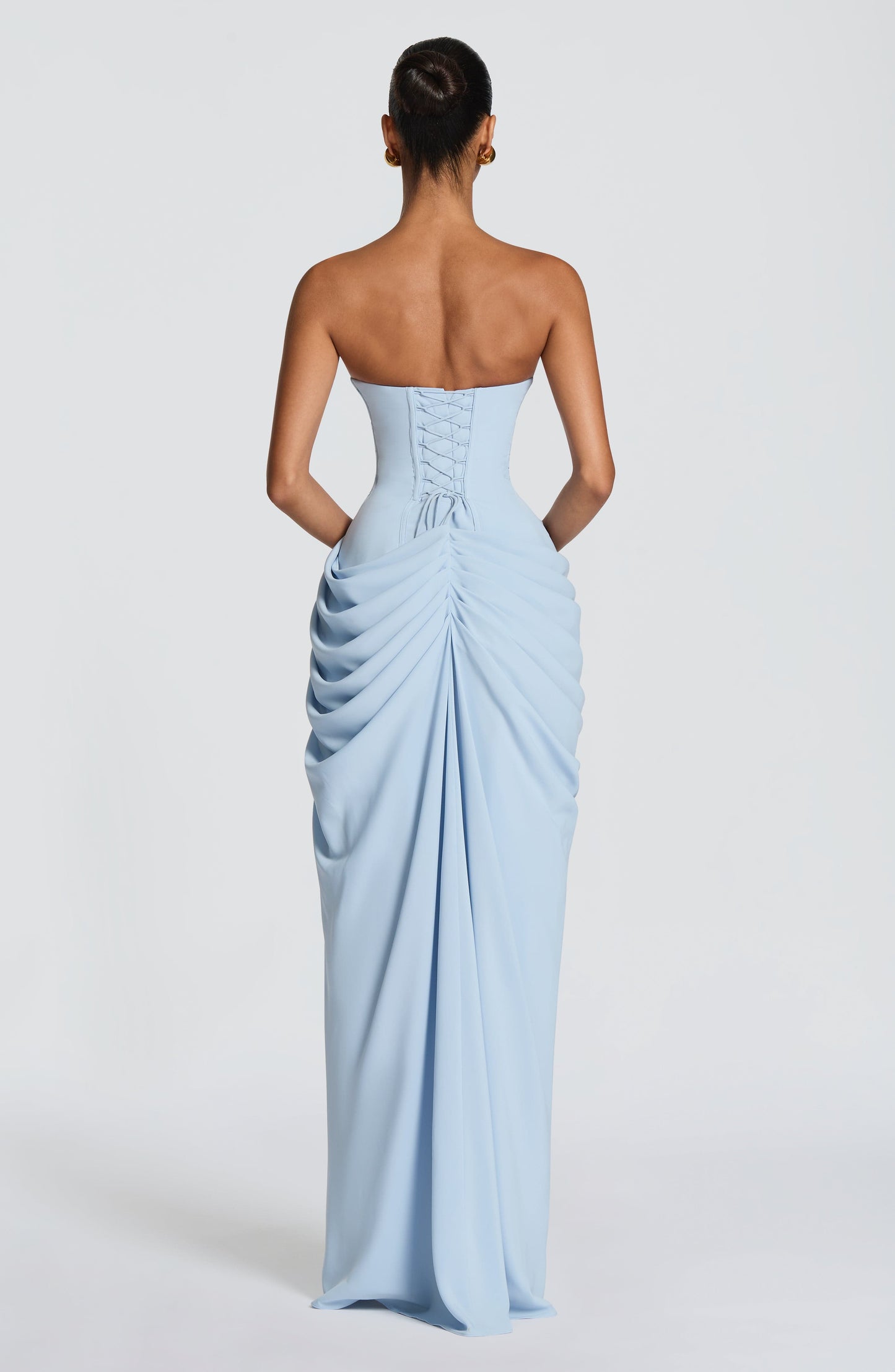 Vestido Maxi Cyra - azul glaciar
