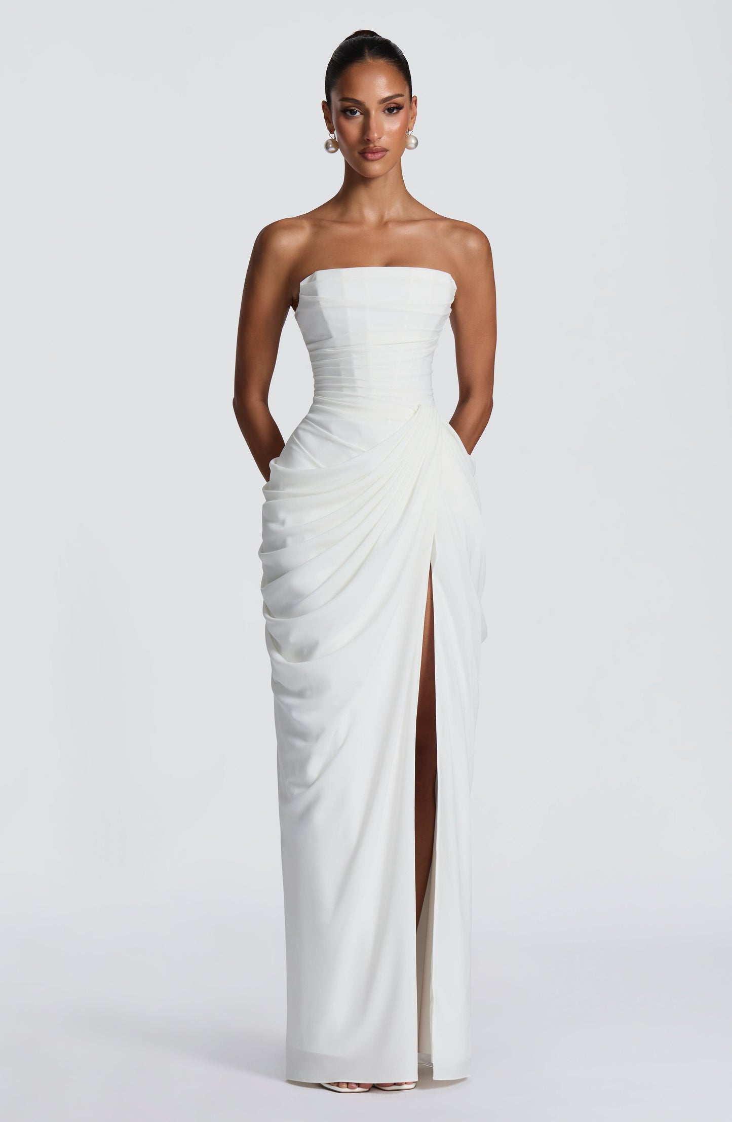 Cyra Vestido Maxi - Marfil