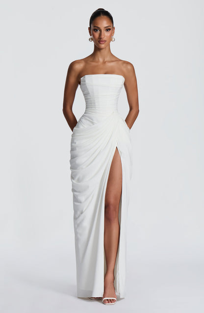Cyra Vestido Maxi - Marfil