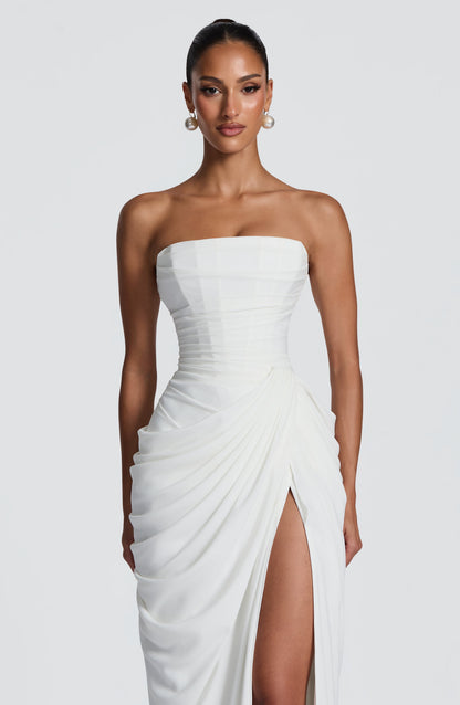 Cyra Vestido Maxi - Marfil