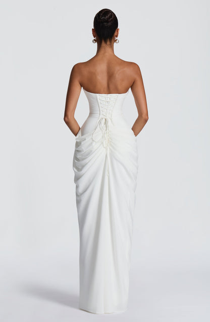 Cyra Vestido Maxi - Marfil