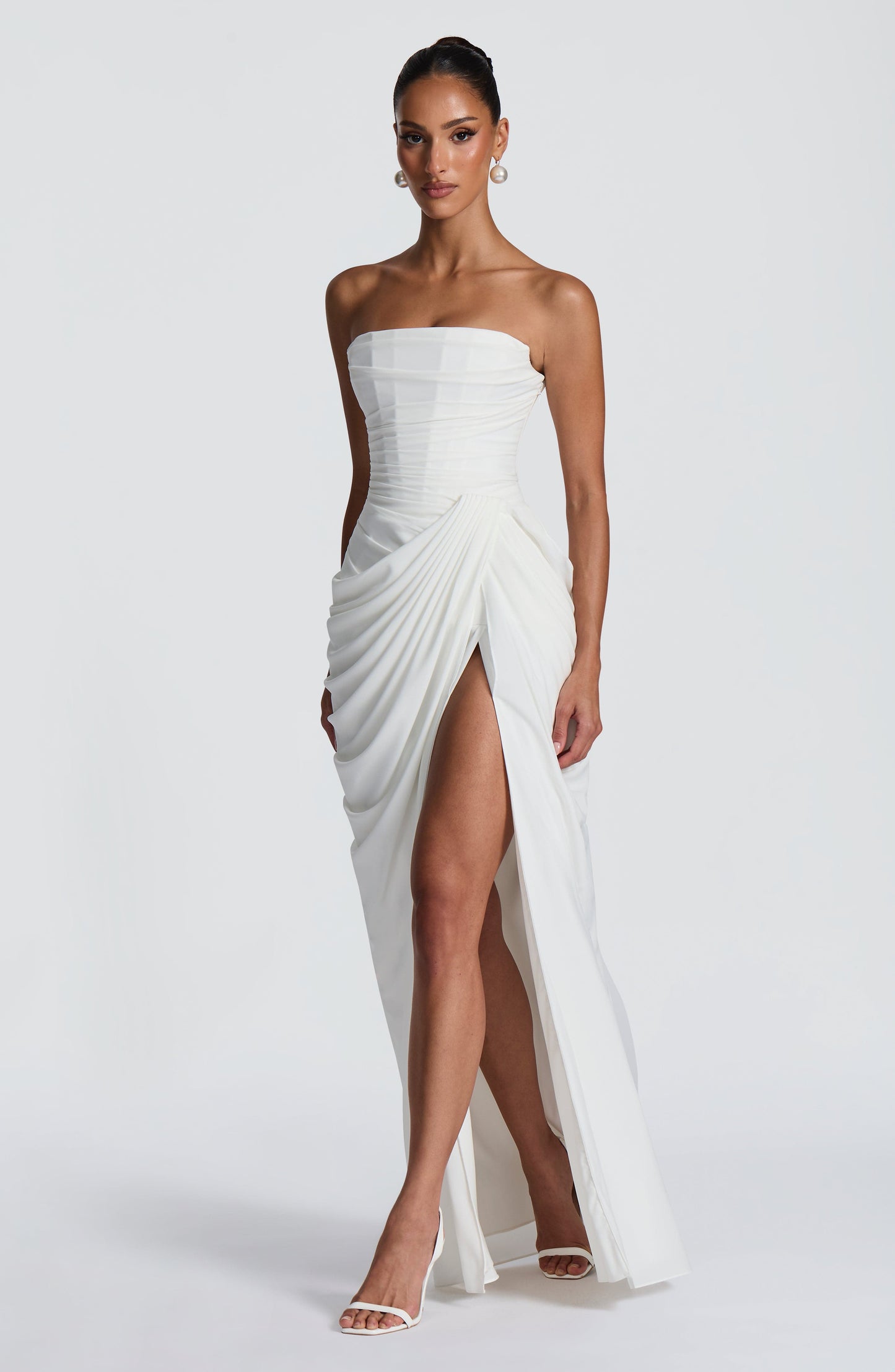 Cyra Vestido Maxi - Marfil